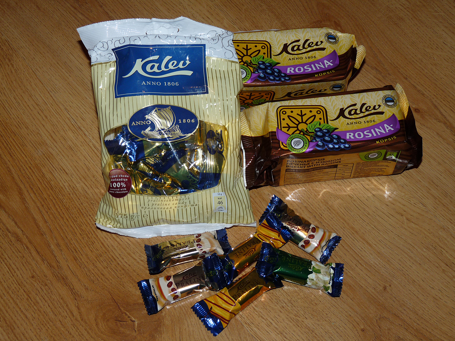 Конфеты и печенье "Kalev"